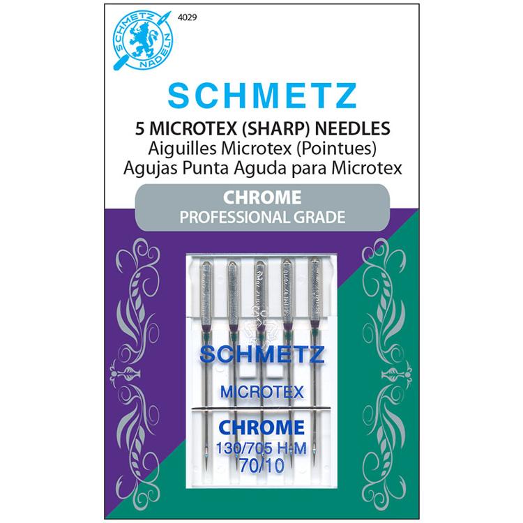 Chrome Microtex Needle 70/10 4029 Schmetz#10