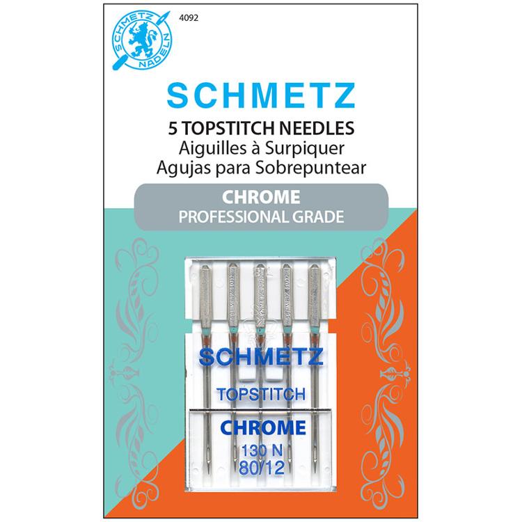 Chrome Topstitch Needle 80/12 4092 Schmetz#10