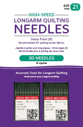 HQ High Speed Longarm Quilting Needles Size 21