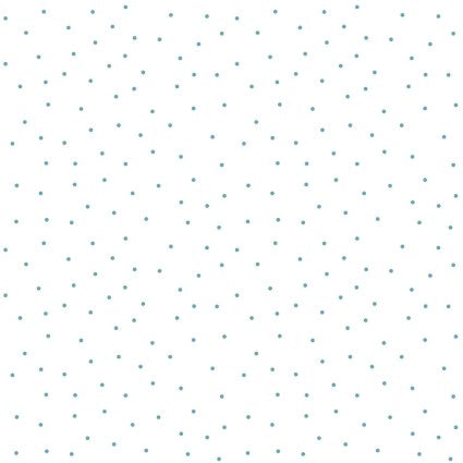 Kimberbell Basics White/teal Tiny Dots MAS8210-WQ