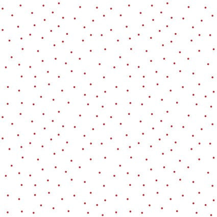 Kimberbell Basics White/red Tiny Dots