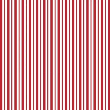 Kimberbell Basics Red Mini Awning Stripe MAS8249-R