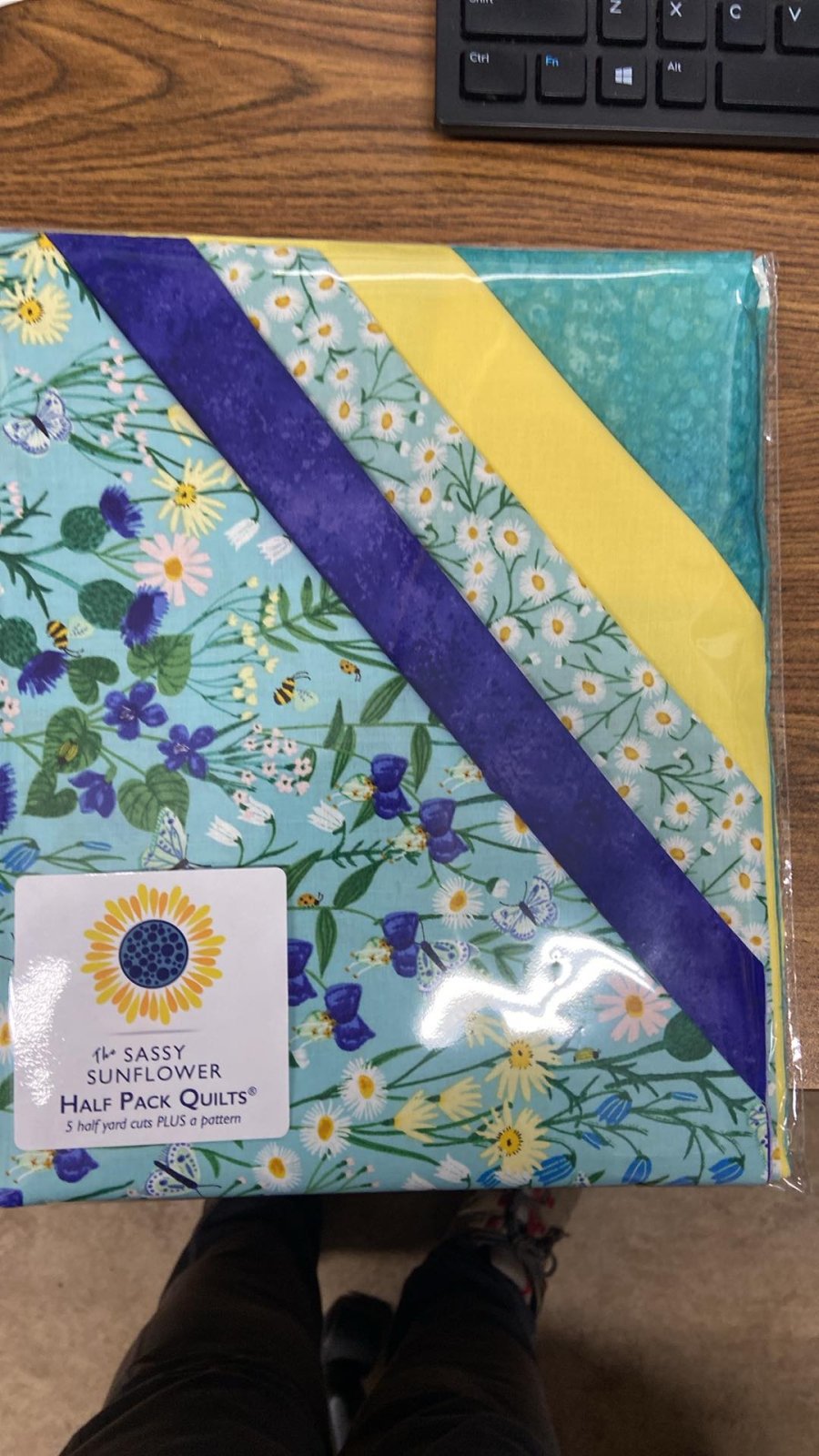 Aqua Wildflowers Half Pack