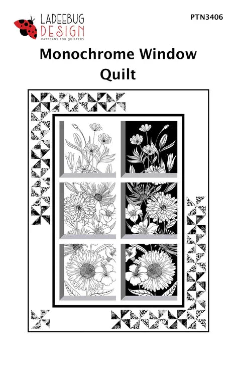 Ebony & Ivory Monochrome Window Quilt Kit (East TN Shop Hop)