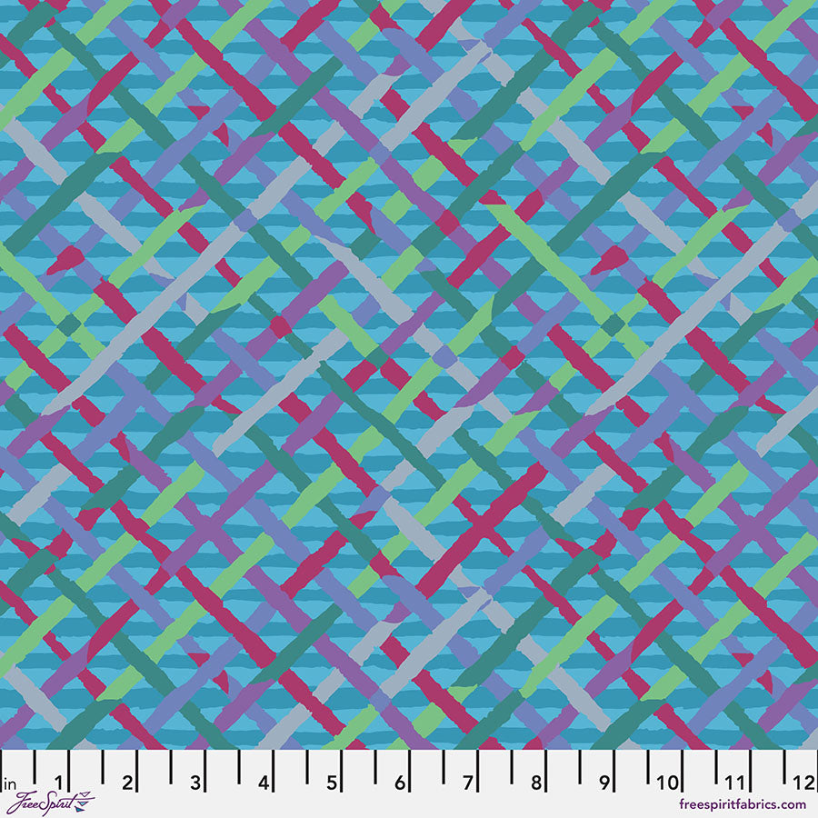 Kaffe Fassett Mad Plaid - Turquoise || Classics - PWBM037.TURQU