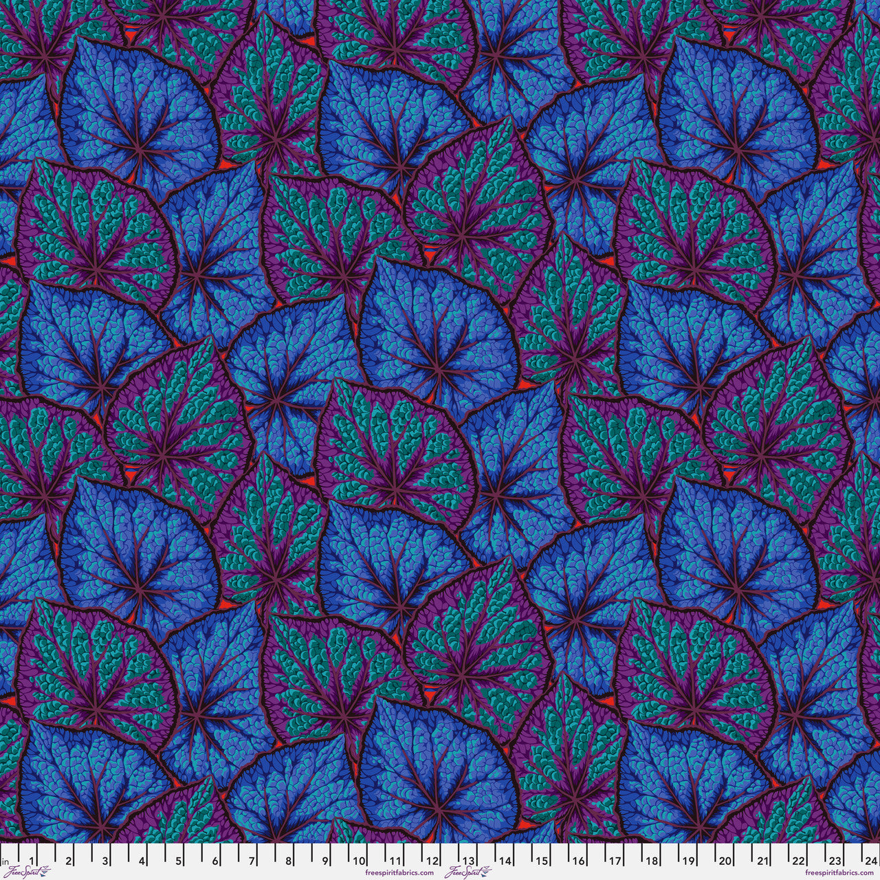 Kaffe Fassett Begonia - Cobalt || Stash