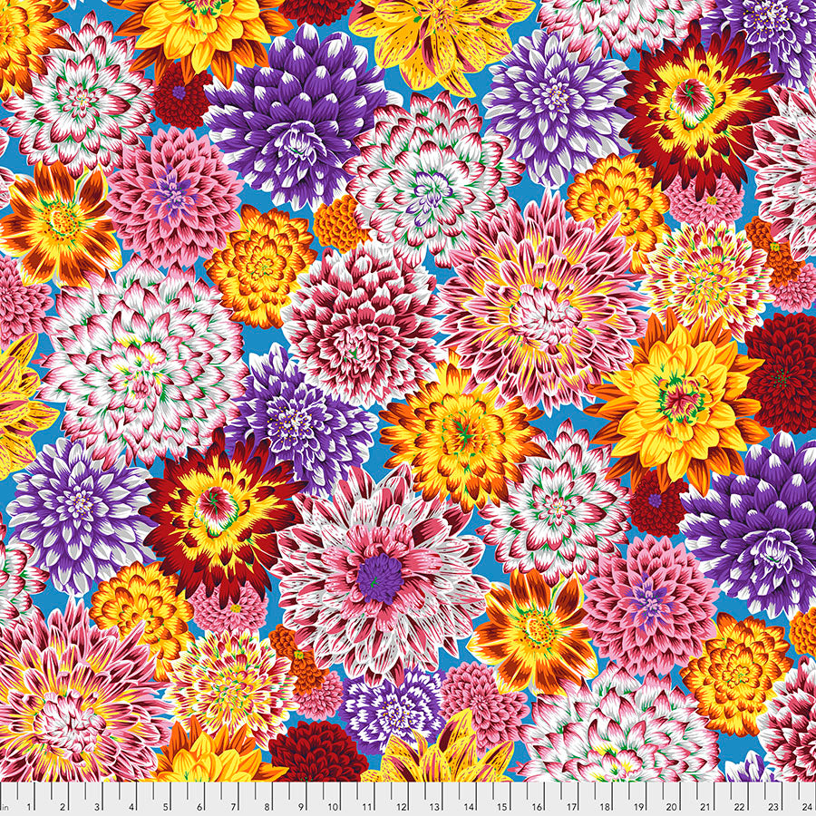 Kaffe Fassett Dancing Dahlias - Multi || Stash - PWPJ101.MULTI