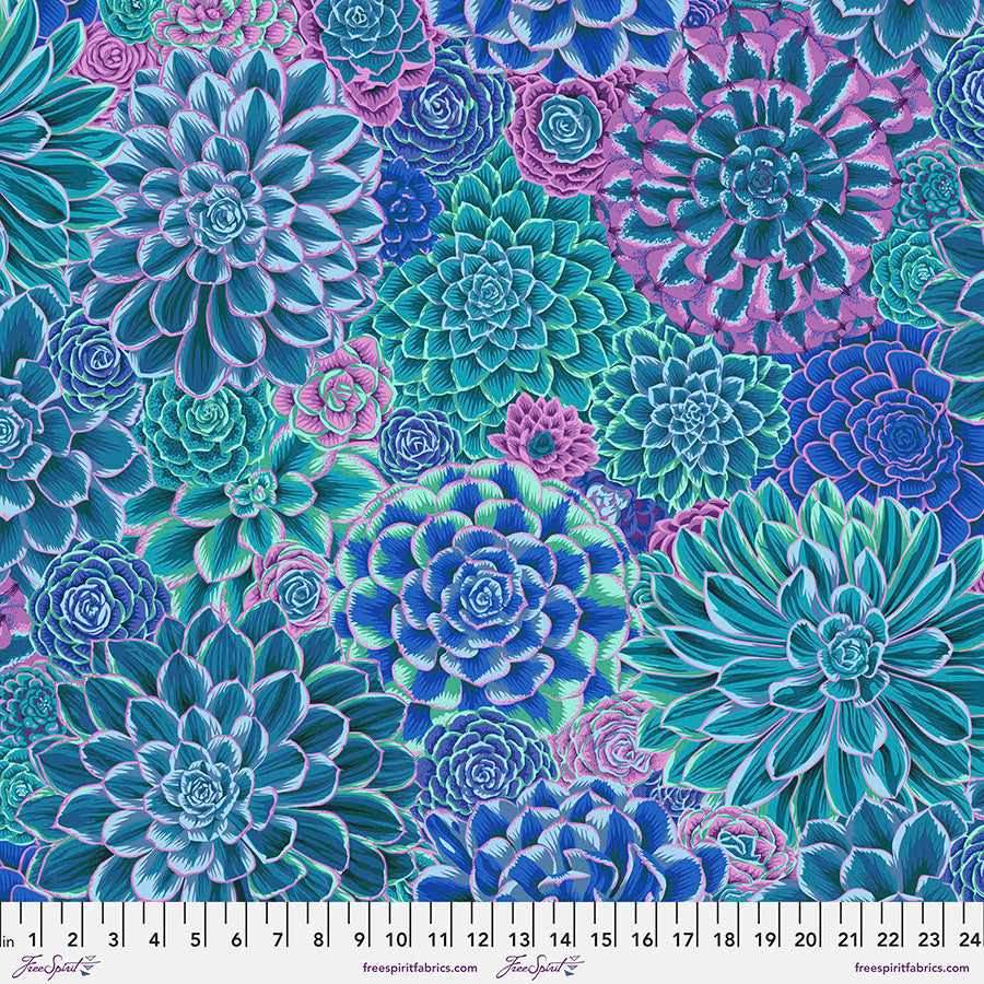 Kaffe Fassett House Leeks - Blue || Stash