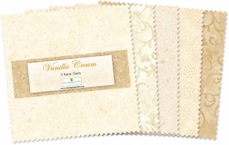 5in Squares Vanilla Cream 42pcs/bundle,