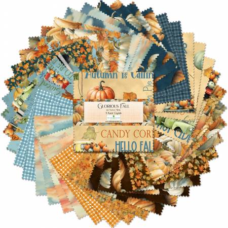 5in Squares Glorious Fall, 42pcs