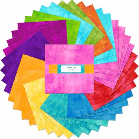10in Squares Rainbow Lane, 42pcs, 4 bundles/pack