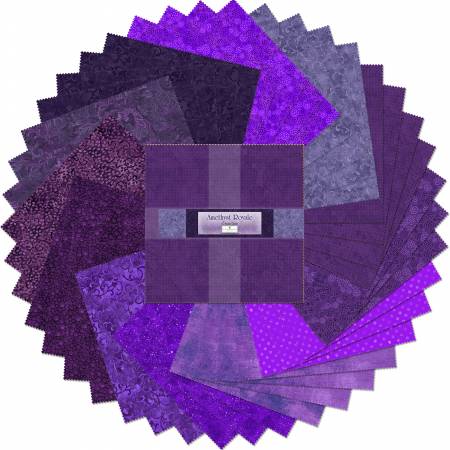 10in Squares Amethyst Royale 42pcs/bundle