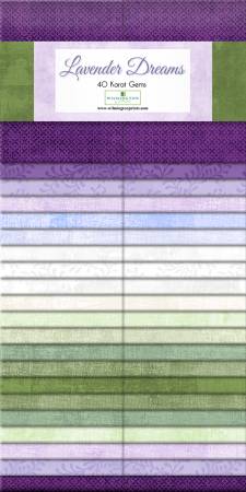 2.5in Strips Lavender Dreams, 40pcs