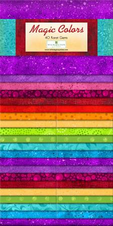 2.5in Strips Magic Colors 40pcs/bundle