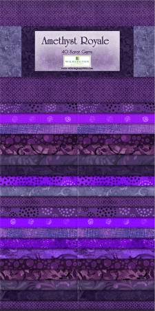 2.5in Strips Amethyst Royale 40pcs/bundle