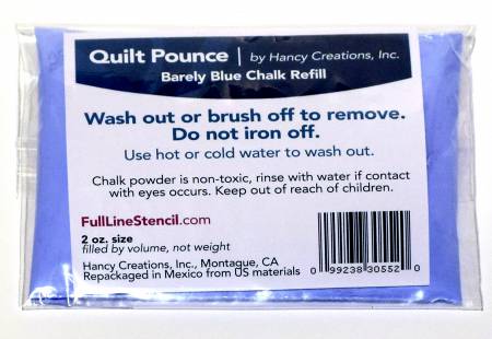 Pounce Pad Chalk Powder Refill Barely Blue