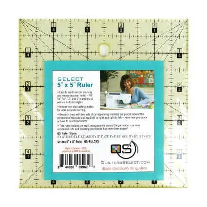 Quilters Select 5" x 5" Ruler