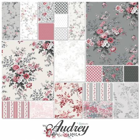 2.5in Strips, 40pcs Audrey