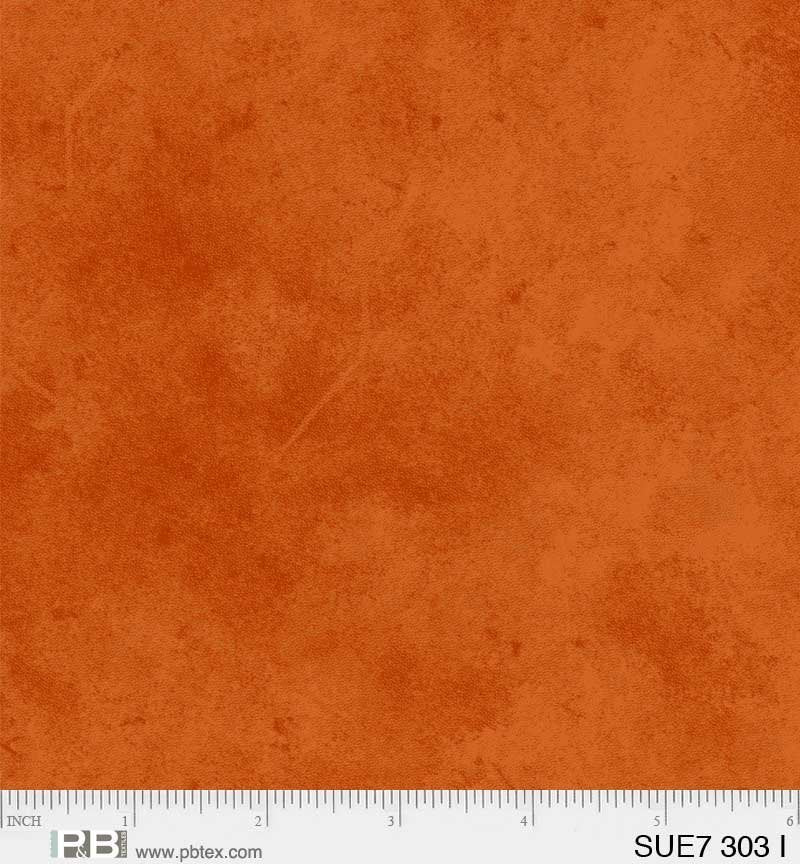 P&B Textiles Suede Orange SUE7 303 I