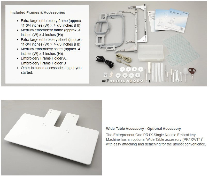 Brother Persona PR1X (Single Needle with Free Arm)