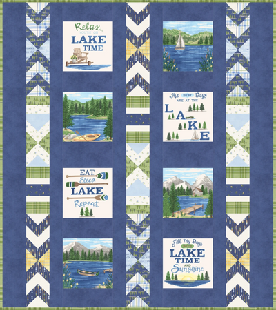 Day at the Lake G CHD 2425 Coach House #1Pattern