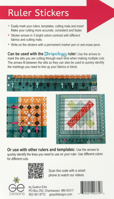 G Easy Ruler Stickers / Quilters Tools & Accessory