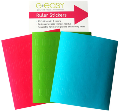 G Easy Ruler Stickers / Quilters Tools & Accessory