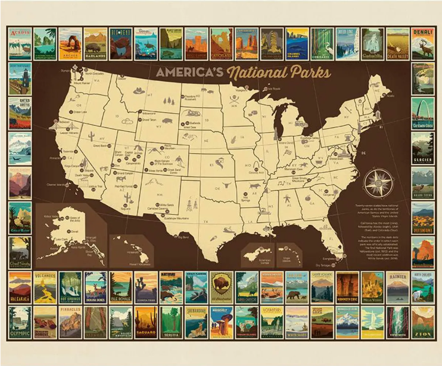 National Parks 3 Poster Panel P9157