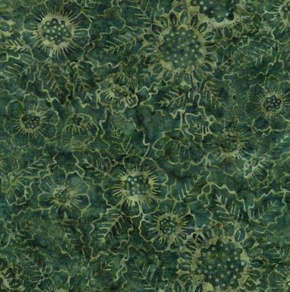 Aster Floral TONGA-B3321 BOUNTY Tonga Batik (God Made Farmers)