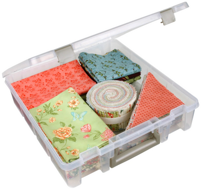 Single Compartment Super Satchel Box Clear
