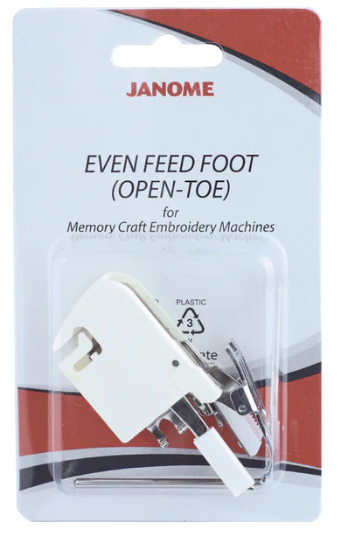 Open Toe Even Feed Foot Memory Craft Embroidery Machines Janome