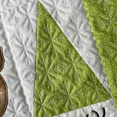 Reindeer Games Quilt and Mug Rug Embroidery