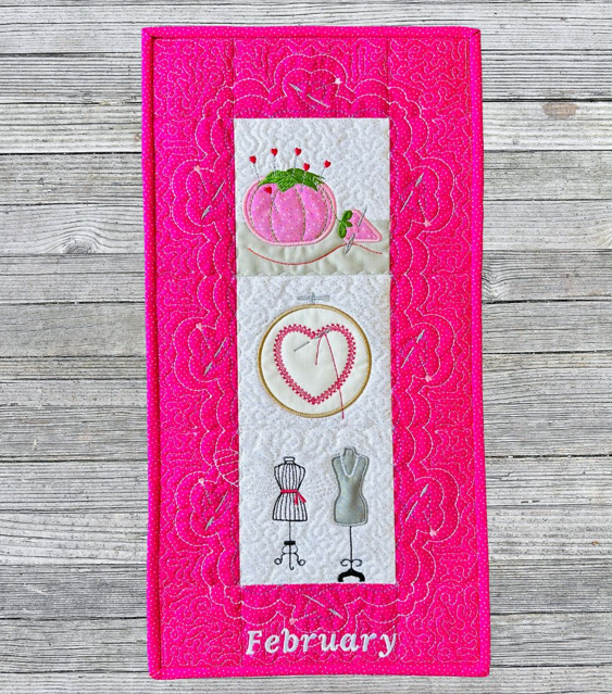 Sewing Love Wall Hanging Embroidery Designs