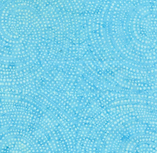 Blue Swirl Dot Tonga Batik TONGA-B2336 HAVEN