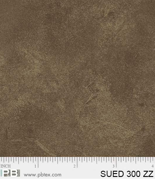 P&B Textiles Dirt Brown Suede SUED300ZZ
