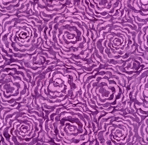Large Roses Tonga Batik TONGA-B2736 JAM
