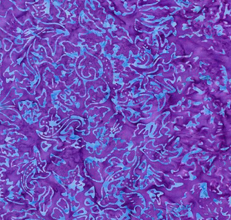 Tropical Floral Tonga Batik TONGA-B3192 VIOLET