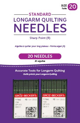 HQ Standard Longarm Needles Sharp Size 20 – Beckie's Sewing Center