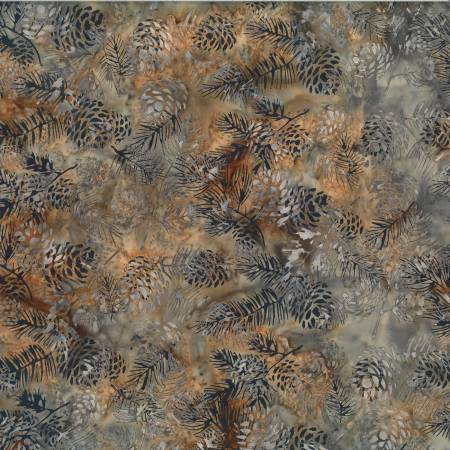 Batik Big Floral H-Ms Copper