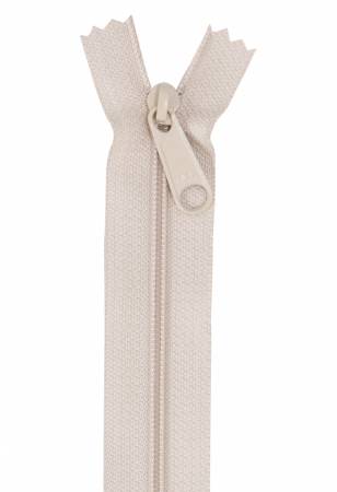 Handbag Zipper 24in Natural