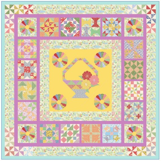 Basket Full of Posies Digital Pattern