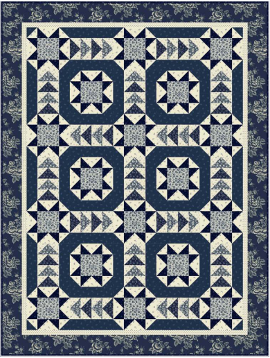 Blue Boardwalk Digital Pattern