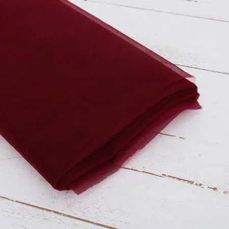 Burgundy Tulle 54"