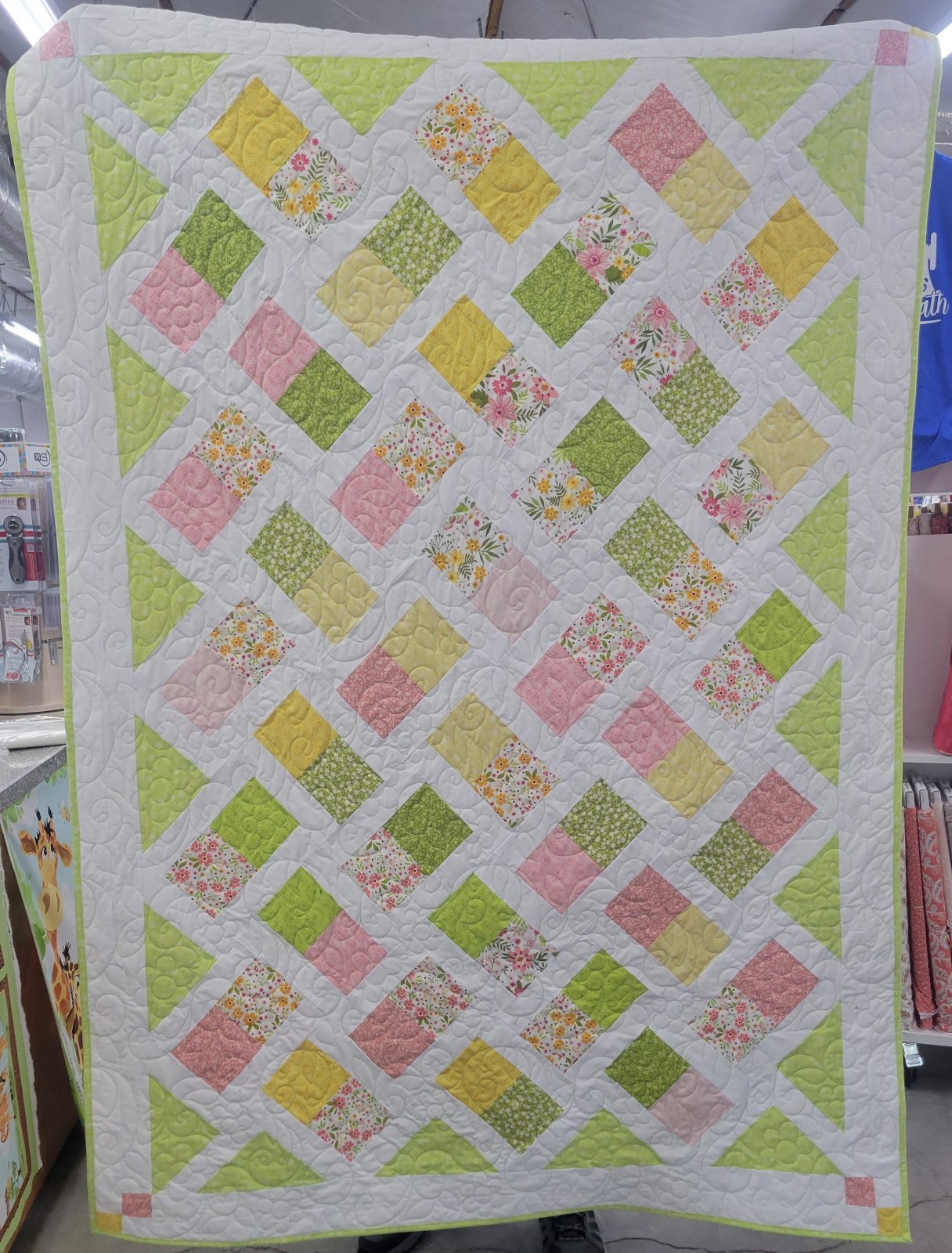 Cattywampus Quilt Kit 56"x80"