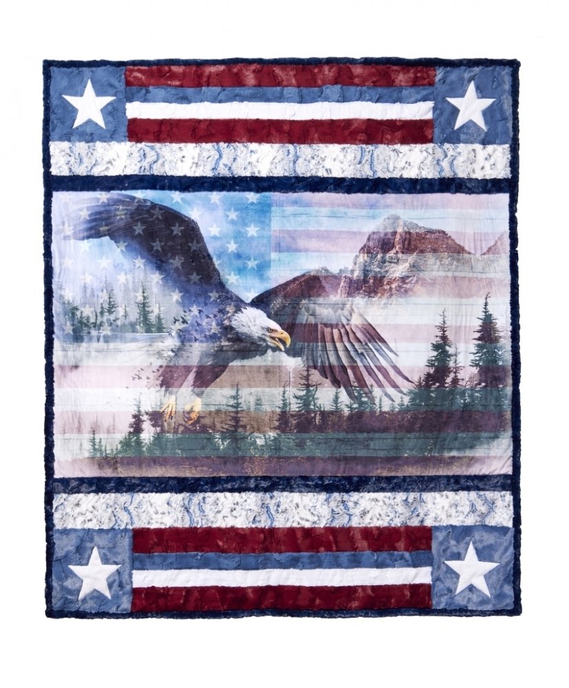 Home of the Brave Borderline Cuddle Kit Shannon Fabrics