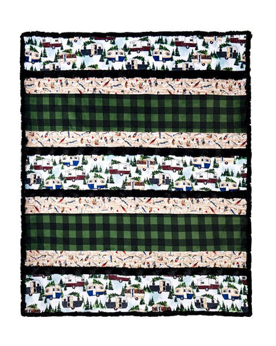 Happy Camper Crazy 8 Cuddle Kit 58" X 68" Shannon Fabrics