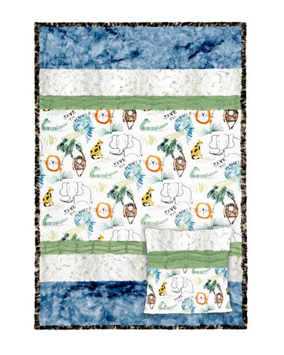 Nurture Nature Picture Perfect Cuddle Kit 38" x 58" Shannon Fabric