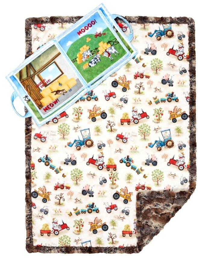 Barnyard Read to Me Cuddle Kit Shannon Fabrics