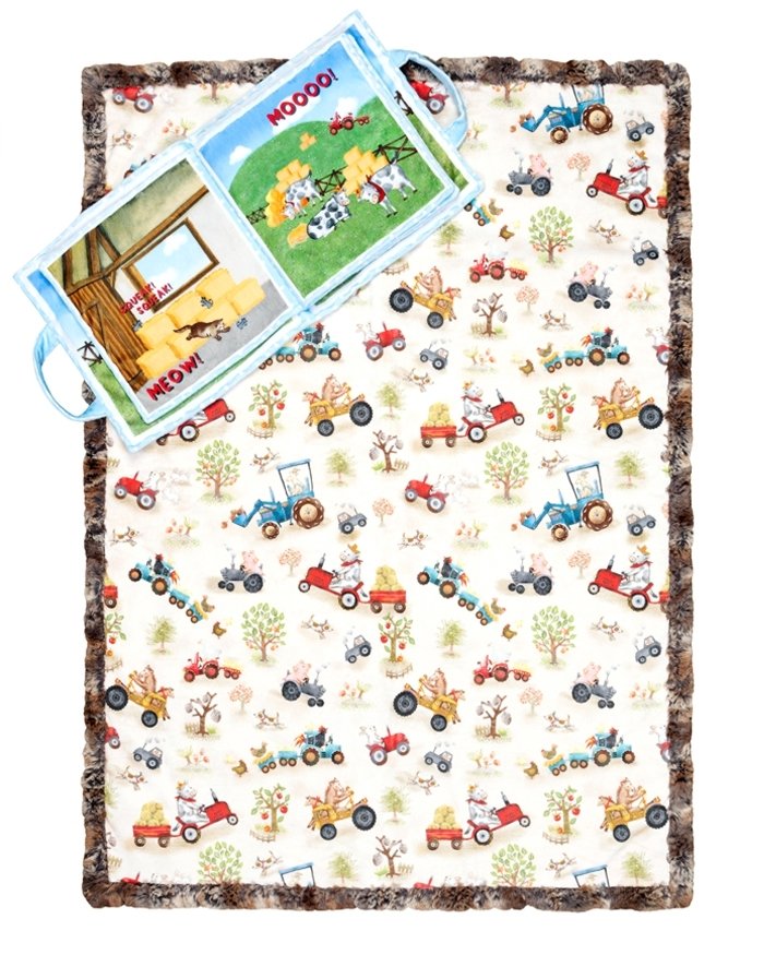 Barnyard Read to Me Cuddle Kit Shannon Fabrics