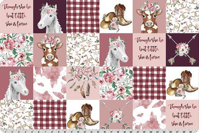 Rosewater Cowgirl Digital Cuddle Shannon Fabrics